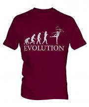 Rhythmic Gymnastics Ribbon Evolution Mens T-Shirt