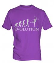 Rhythmic Gymnastics Ribbon Evolution Mens T-Shirt