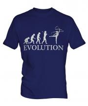 Rhythmic Gymnastics Ribbon Evolution Mens T-Shirt
