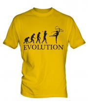 Rhythmic Gymnastics Ribbon Evolution Mens T-Shirt