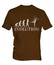 Rhythmic Gymnastics Ribbon Evolution Mens T-Shirt