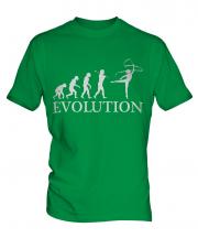 Rhythmic Gymnastics Ribbon Evolution Mens T-Shirt