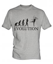 Rhythmic Gymnastics Ribbon Evolution Mens T-Shirt