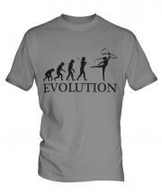 Rhythmic Gymnastics Ribbon Evolution Mens T-Shirt