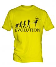 Rhythmic Gymnastics Ribbon Evolution Mens T-Shirt