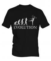 Rhythmic Gymnastics Ribbon Evolution Mens T-Shirt