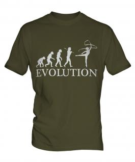 Rhythmic Gymnastics Ribbon Evolution Mens T-Shirt