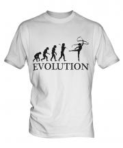 Rhythmic Gymnastics Ribbon Evolution Mens T-Shirt
