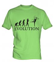 Rhythmic Gymnastics Ribbon Evolution Mens T-Shirt