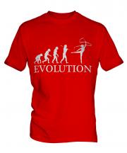 Rhythmic Gymnastics Ribbon Evolution Mens T-Shirt