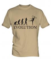 Rhythmic Gymnastics Ribbon Evolution Mens T-Shirt