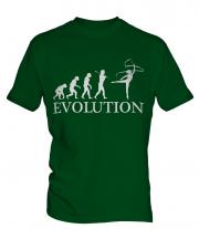 Rhythmic Gymnastics Ribbon Evolution Mens T-Shirt