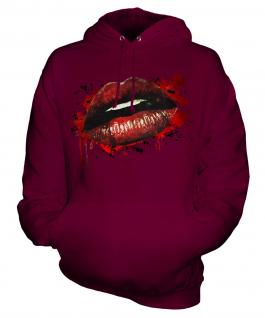 Grunge Lips Unisex Adult Hoodie