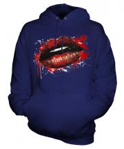Grunge Lips Unisex Adult Hoodie