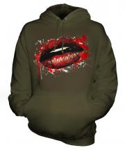 Grunge Lips Unisex Adult Hoodie