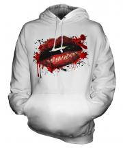 Grunge Lips Unisex Adult Hoodie