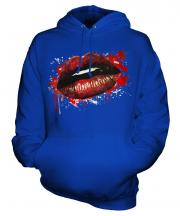 Grunge Lips Unisex Adult Hoodie