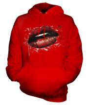 Grunge Lips Unisex Adult Hoodie