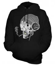 Play Hard Skull Unisex Adult Hoodie