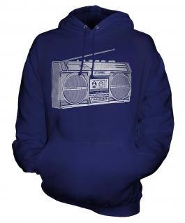 Retro Boombox Unisex Adult Hoodie