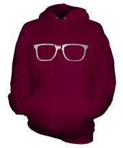 Geek Glasses Unisex Adult Hoodie