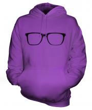 Geek Glasses Unisex Adult Hoodie
