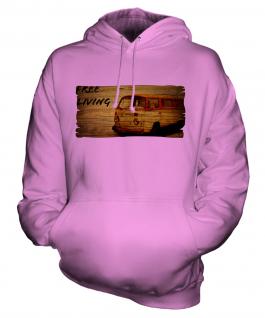 Camper Van Free Living Unisex Adult Hoodie