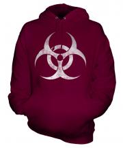 Radioactive Distressed Print Unisex Adult Hoodie