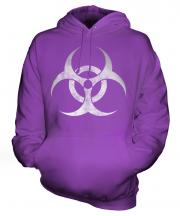 Radioactive Distressed Print Unisex Adult Hoodie