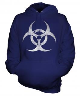 Radioactive Distressed Print Unisex Adult Hoodie