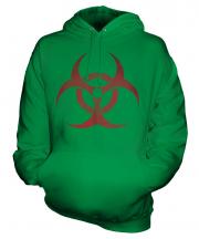 Radioactive Distressed Print Unisex Adult Hoodie