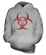 Radioactive Distressed Print Unisex Adult Hoodie