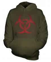 Radioactive Distressed Print Unisex Adult Hoodie