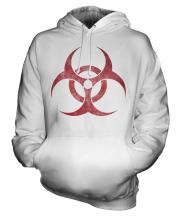 Radioactive Distressed Print Unisex Adult Hoodie