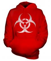 Radioactive Distressed Print Unisex Adult Hoodie