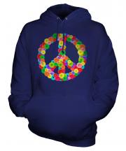 Flower Power Unisex Adult Hoodie