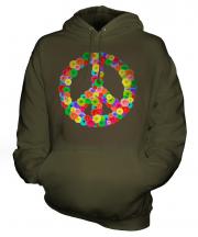 Flower Power Unisex Adult Hoodie