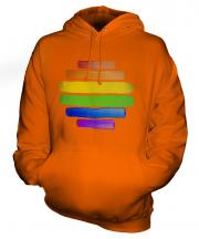 Gay Pride Watercolour Unisex Adult Hoodie