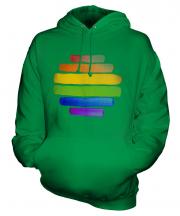 Gay Pride Watercolour Unisex Adult Hoodie