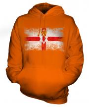 Northern Ireland Distressed Flag Unisex Adult Hoodie