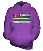 Abkhazia Distressed Flag Unisex Adult Hoodie