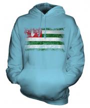 Abkhazia Distressed Flag Unisex Adult Hoodie