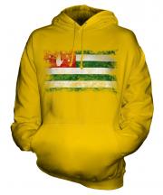 Abkhazia Distressed Flag Unisex Adult Hoodie