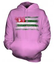 Abkhazia Distressed Flag Unisex Adult Hoodie