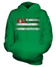 Abkhazia Distressed Flag Unisex Adult Hoodie