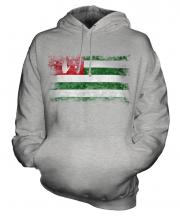Abkhazia Distressed Flag Unisex Adult Hoodie