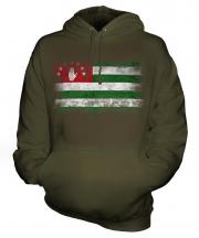 Abkhazia Distressed Flag Unisex Adult Hoodie