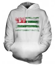 Abkhazia Distressed Flag Unisex Adult Hoodie