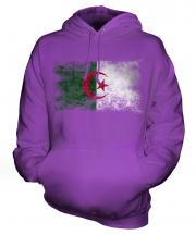 Algeria Distressed Flag Unisex Adult Hoodie