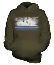 Altai Republic Distressed Flag Unisex Adult Hoodie